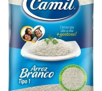 Arroz Branco Tipo 1 Camil Pacote 5kg