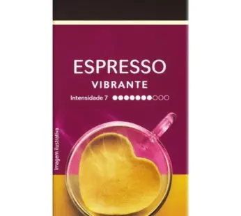 Cápsula de Café Espresso Vibrante TRES 3 Corações 10 Unidades