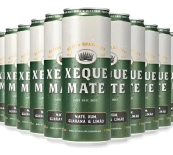 Kit 12 Bebida Mista Xeque Mate Draft Rum – 362ml