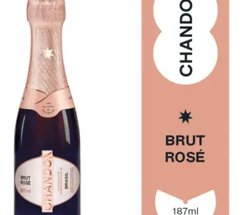 Espumante Brasileiro Rosé Brut Chandon Baby Chardonnay Serra Gaúcha Garrafa 187ml